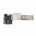 Μεταχειρισμένη USB Audio Lan πλακέτα για Toshiba Satellite C50-B C55-B με καλώδιο
